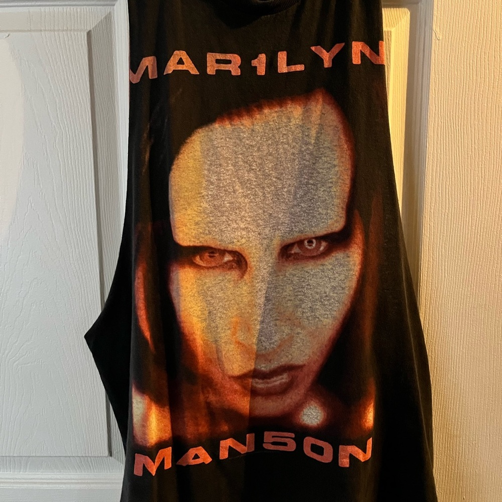 Super rare Marilyn Manson tank, bigger than Satan